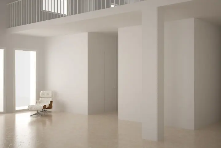 Piso vacío y despejado, listo para entregar tras el vaciado en Valencia